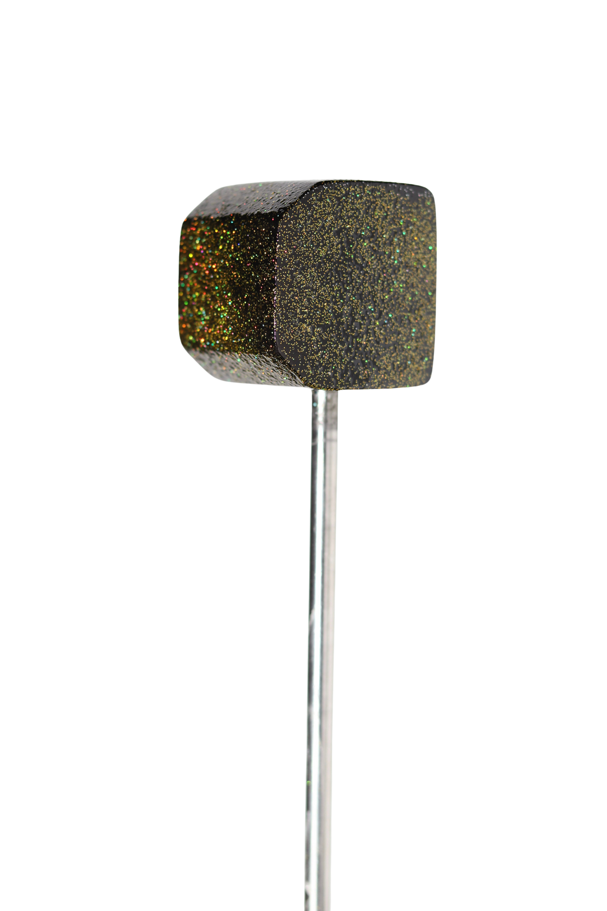 Maple Wood Beater- Black Stain + Glitter Finish