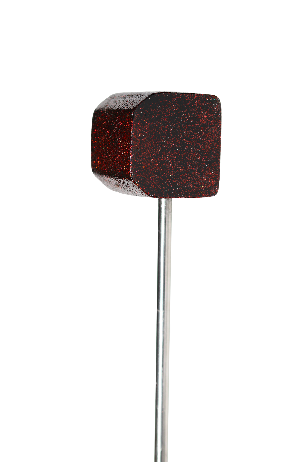 Maple Wood Beater- Black Stain + Glitter Finish